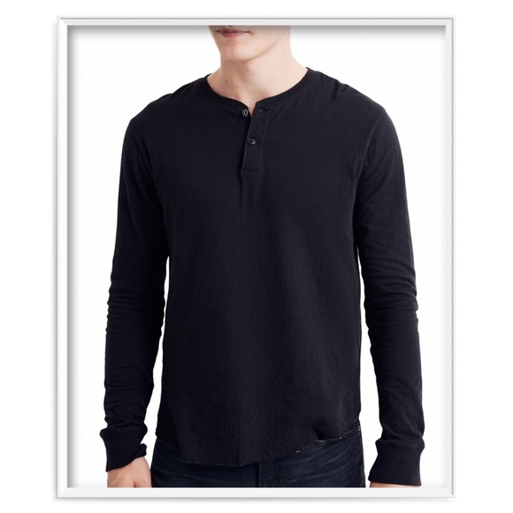MADEWELL Double Down Henley Size Large - Picture 4 of 5